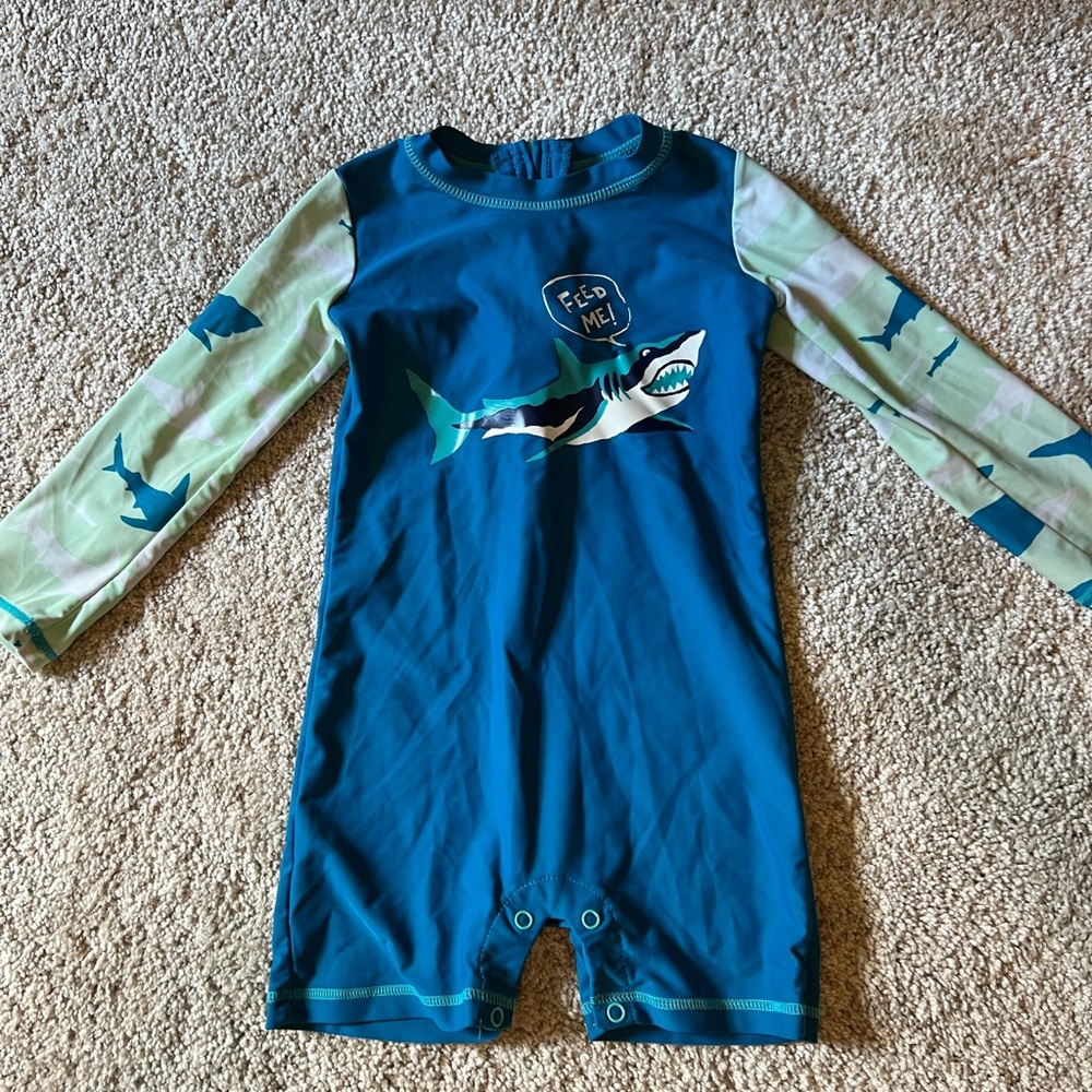 Hatley swimsuit rash guard. 18-24mo.